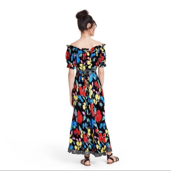 RIXO Floral Off Shoulder Dress - Picture 12 of 16